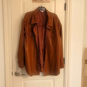 Faux Leather Jacket Plus Size 2X